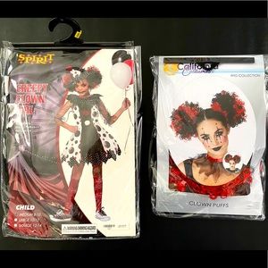 Spirit Creepy Clown Girl & Clown Puffs